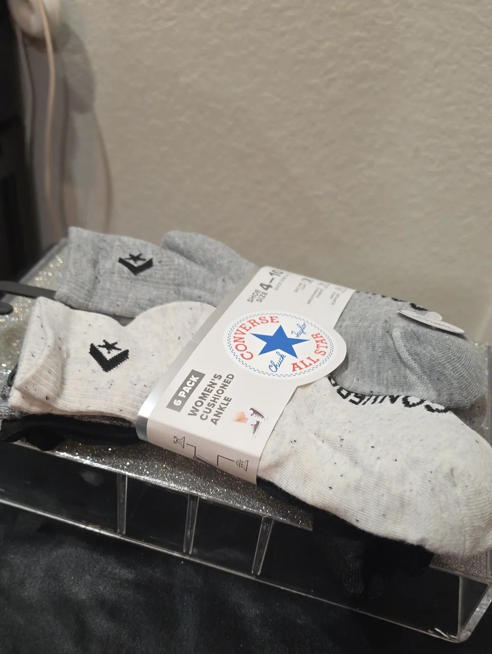 Converse 6-PK Cushioned Ankle Socks